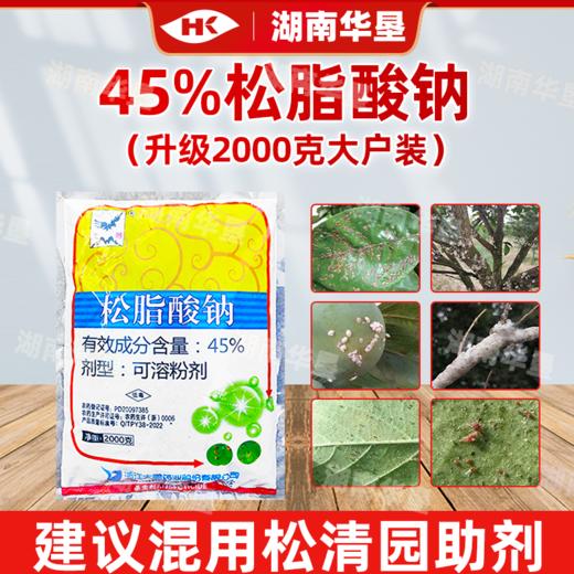 大鹏45%松脂酸钠大户包装冬季清园果树茶园清园剂粉介壳虫杀虫剂 商品图1