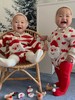 秋冬新款韩版婴儿连体衣ins韩版圣诞节主题哈衣宝宝包屁衣套装 商品缩略图0