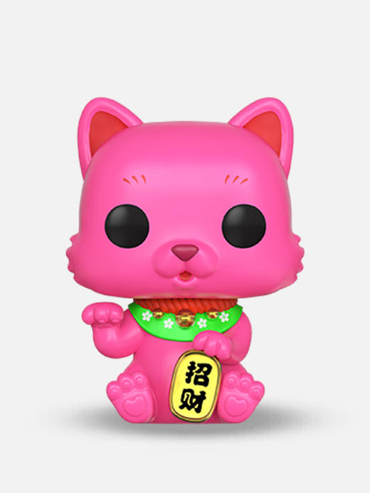 Funko POP AsiaLucky Series- Lucky Cat(XMAS)亚洲系列 POP公仔幸运猫梅红色款手办 82989 商品图3