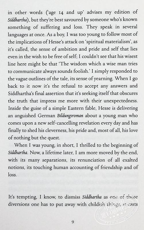 【中商原版】普希金经典系列 赫尔曼 黑塞 悉达多 英文原版 Hermann Hesse Pushkin Classics Siddhartha 商品图4