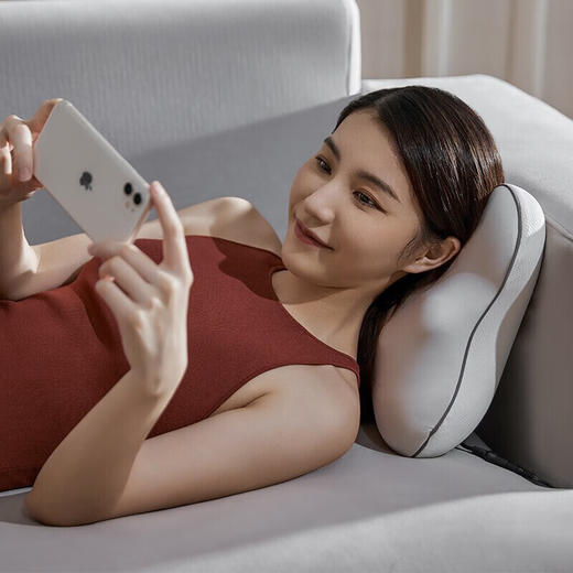 飞利浦（PHILIPS）腰部按摩器肩颈椎按摩器肩颈部按摩仪腰部颈椎背部全身按摩靠垫生日礼物送男生女生长辈圣诞节礼物 PPM3101B 商品图1