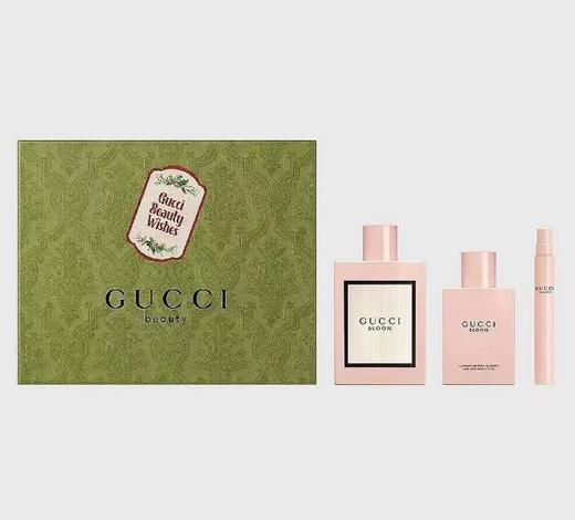 【品牌热卖】Gucci古驰23年新款花悦三件套浓香（香水100ml+身体乳100ml+便携滚珠10ml） 商品图0