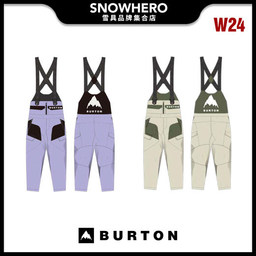 2324 BURTON DRYRIDE 3L ROWDY BIB  滑雪背带裤 商品图0