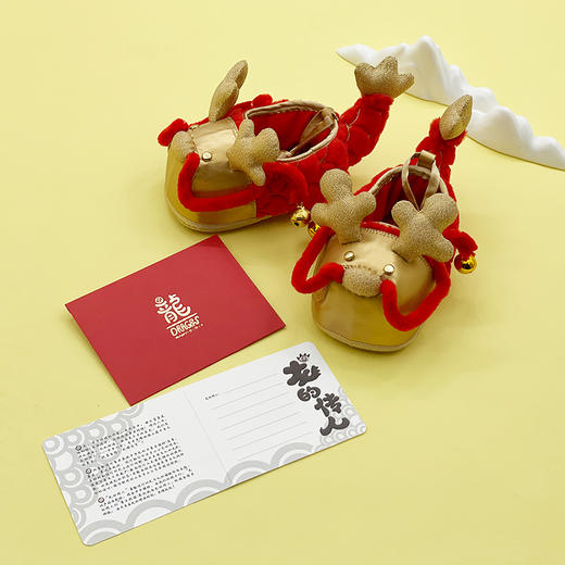 内联升童鞋生肖系列龙的传人生肖限定宝宝鞋5462C 商品图3