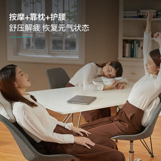 飞利浦（PHILIPS）腰部按摩器肩颈椎按摩器肩颈部按摩仪腰部颈椎背部全身按摩靠垫生日礼物送男生女生长辈圣诞节礼物 PPM3101B 商品图6