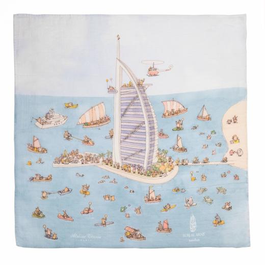 法国Atelier Choux 婴儿棉纱布包巾抱巾 100*100cm 商品图1