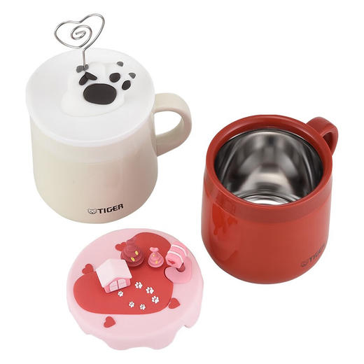 TIGER/虎牌 保温杯MCI情侣礼盒套装不锈钢双层真空保温保冷杯咖啡杯茶杯 280ml 商品图6