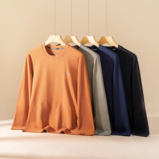 【套装】柒牌男士秋冬保暖内衣套装抗菌加绒打底内衣加厚发热羊绒秋衣秋裤	125F70080 商品图3