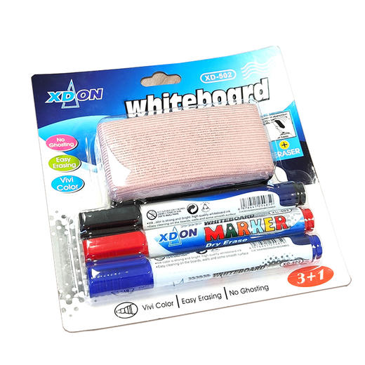 办公用品—白板笔套装三色笔（含板擦） 商品图4