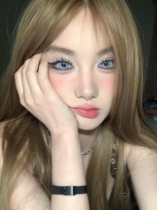 【大直径】ICECANDY-蓝色蝴蝶-14.5mm【年抛 0-1000度 含有525/575】 商品图10