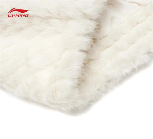 【S/M/L/XL断码】李宁日进斗金系列女子宽松仿皮草短外套AJDU002【库存有限，如无货将做退款，介意慎拍！】 商品图6