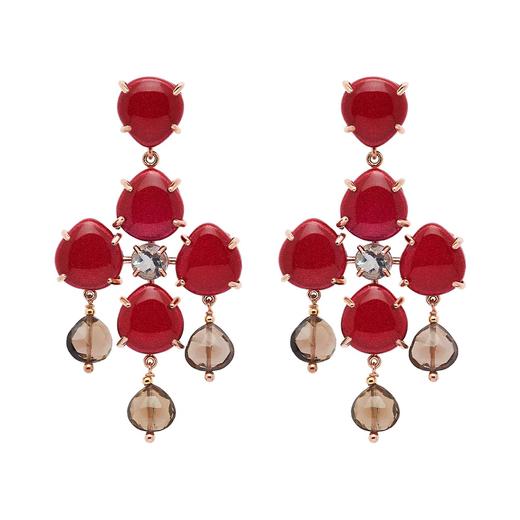 北京仓｜ROSSO PREZIOSO-LADYLIKE-挚爱红 耳钉［意大利设计师］ 商品图1