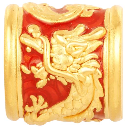 福运兴龙 足金龙转运珠国潮中国风黄金生肖龙宝宝礼物MEMORA诗普琳HP561501 商品图5