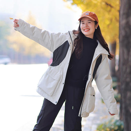 【现货】三防拼色夹克外套徒步山系户外压胶冲锋衣 商品图0