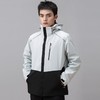 新款户外冲锋衣男女款两件套三合一防风防水登山服抓绒衣外套 商品缩略图1