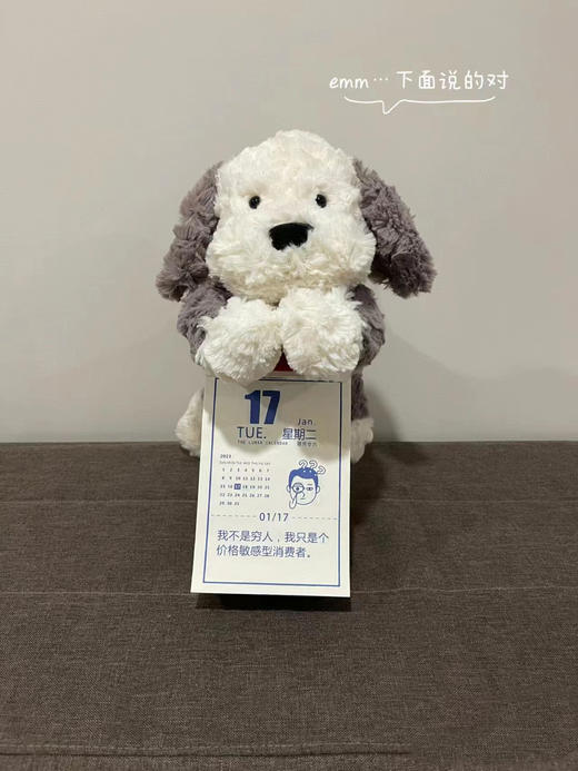 纯元！Jillycat 狗狗系列里  tumblie 趴趴狗！ 商品图8