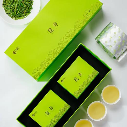 明前龙井 鸣龙优佳龙井一盒50g买两盒送礼盒 商品图1