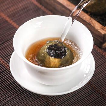 福东顺 茶叶 正宗生晒新会小青柑普洱茶熟茶礼盒装600g 商品图0