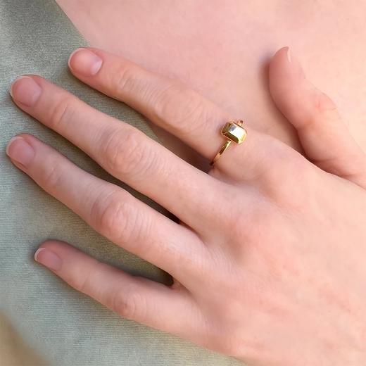 订购6周到｜ROSSO PREZIOSO-INGOT-金砖 戒指［意大利设计师］ 商品图1