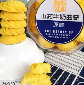 卧龙阿丑山药牛奶曲奇150g/盒