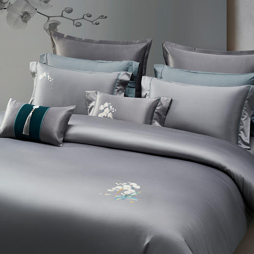 梦洁 长绒棉四件套   蕙质兰心 商品图1