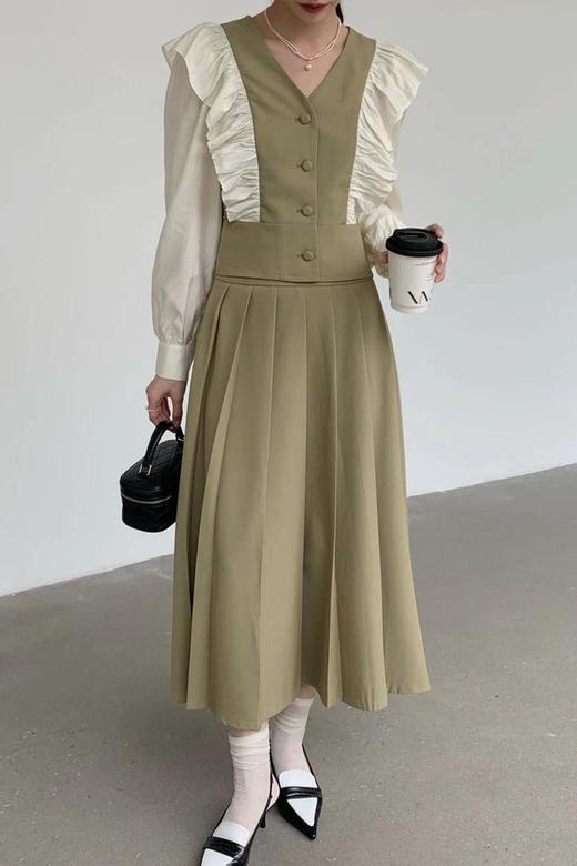 Le Malene 木耳边设计感上衣半裙套装 17170 商品图0