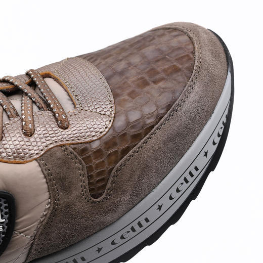 #断码特价36码（35码）#西班牙原产时尚超舒适高端轻奢休闲鞋女款C1251卡其色(一脚蹬款式） 商品图9