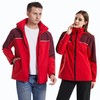 新款户外冲锋衣男女两件套三合一可拆卸抓绒衣防风防水登山服 商品缩略图1