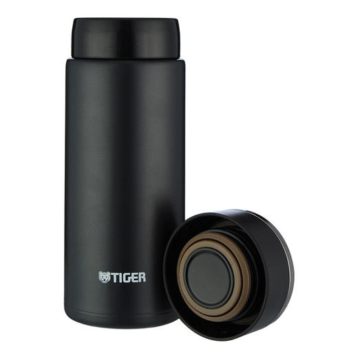 虎牌（TIGER） 保温杯真空标准型保冷杯MMW-A36C 不锈钢男女商务办公杯水杯 黑色KC 商品图5