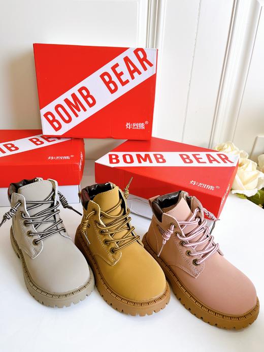 【BOMB BEAR 炸烈熊】潮流时尚爆款百搭马丁靴💖轻松拿捏宝贝的秋冬穿搭，宝宝也要炫酷有型！ ✅鞋头宽阔不挤脚，防撞设计保护脚丫，鞋头宽阔不挤脚，防撞设计保护脚丫 商品图2