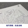 【大彩图】杨冬冬工笔画白描底稿小品《碧玉落水中》荷花临摹勾线花鸟线稿HD18 商品缩略图4