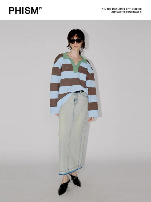 浅蓝色牛仔裙 商品图3