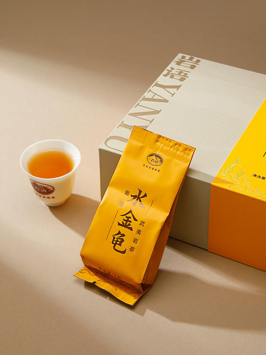 岩语 水金龟礼盒装 武夷岩茶正宗四大名丛特级乌龙茶茶叶送礼80g 商品图2
