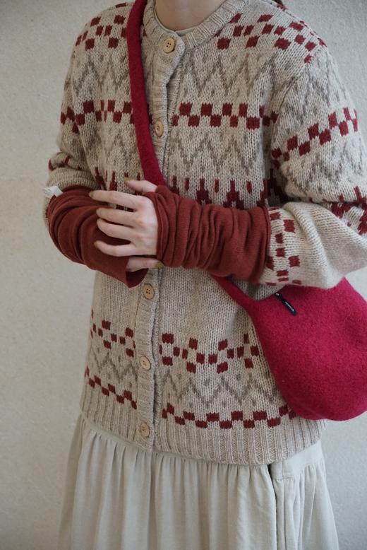 ALBUM DI FAMIGLIA 女士长款羊绒手套袖套 商品图1