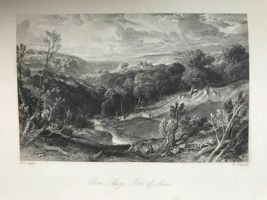 1845年 司各特《奈杰尔的命运/贝弗利尔·皮克》 数十幅版画插图 真皮精装16开 商品图11