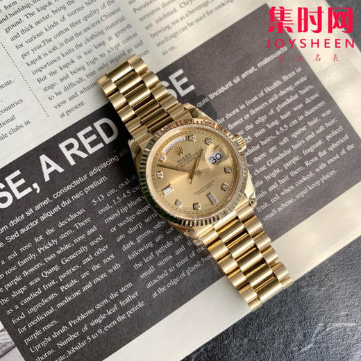 EW劳力士星期日历型系列 日志36mm
款式：香槟金 中性腕表 商品图5