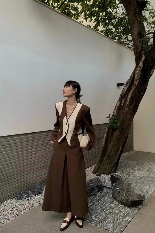 Kai & Kiera 米棕撞色个性外套 17153 商品图2