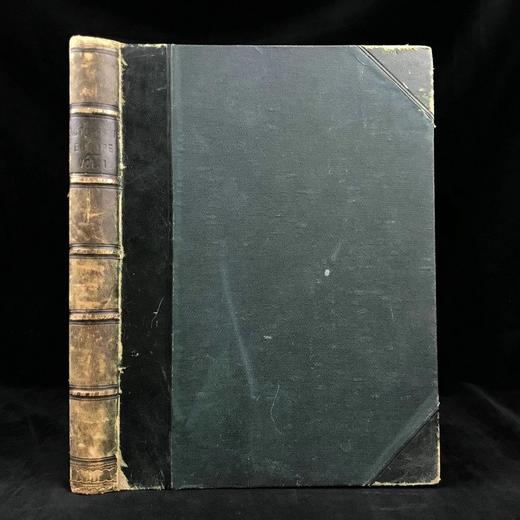 约19世纪后期 欧洲风景图集（卷1） 数百幅版画插图 真皮精装大16开 商品图0