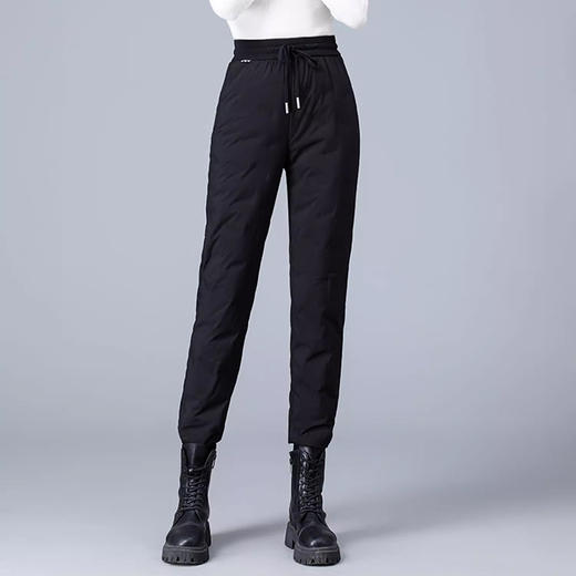 裁缝学苑AQ220羽绒裤纸样女装外穿高腰新款加厚束脚棉裤版型样衣 商品图1