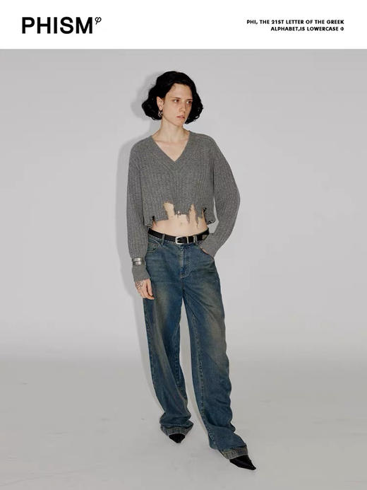 深蓝牛仔裤 商品图1