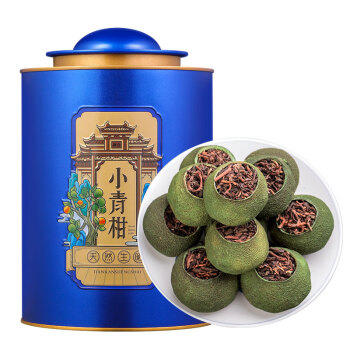 福东顺 茶叶 正宗生晒新会小青柑普洱茶熟茶礼盒装600g 商品图2