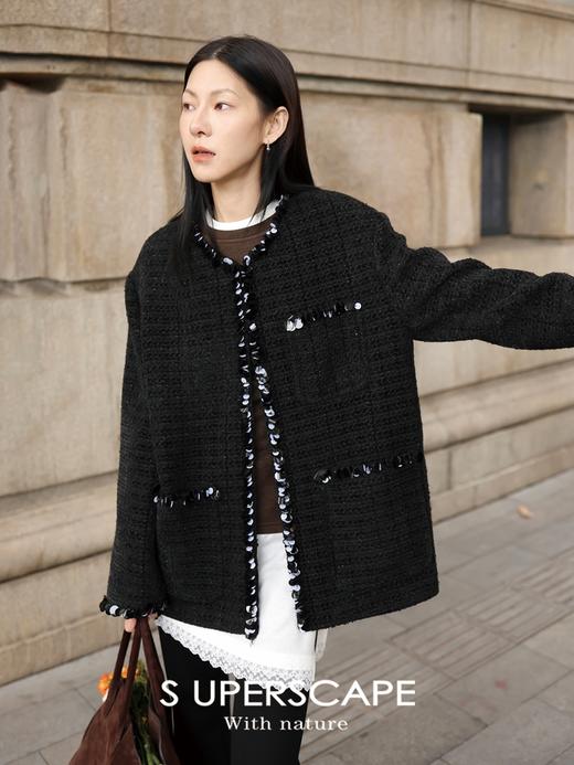 立体织带小香风外套 商品图2