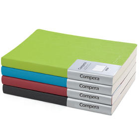 齐心Compera 皮面笔记本C8032  A5 154张