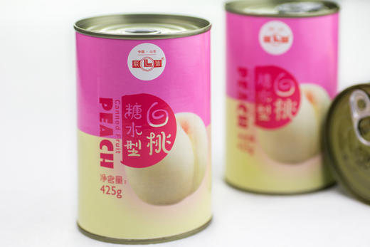 【招远】白桃罐头425g*6罐/箱 商品图0