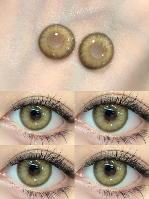 Winni旗下·NO.35 碎冰银河& NO.36 北欧钻蓝&NO.37 古埃金棕｜14.5mm白狮参考着色大直径｜半年抛 商品图12