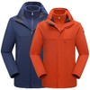 户外秋冬男女冲锋衣两件套登山服可拆卸三合一滑雪服外套 商品缩略图4