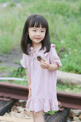 QZZBX122 花边连衣裙  80-120