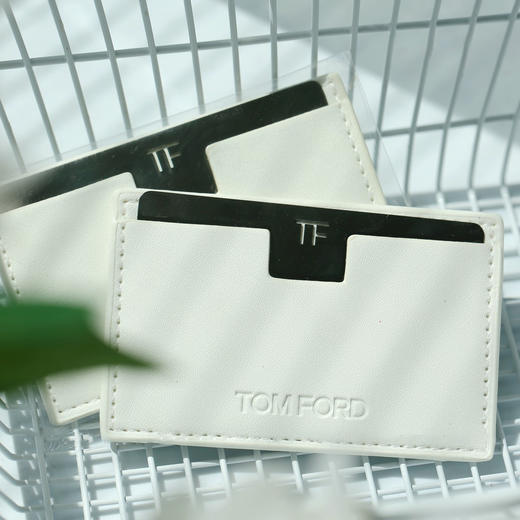 【12.17 积分当钱花】Tom ford TF福特汤姆限量随身双面化妆镜子 白色 商品图2