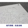 【大彩图】郑玲玲工笔画白描底稿《蜻莲生趣》荷花蜻蜓临摹勾线花鸟线稿ZLA4 商品缩略图4