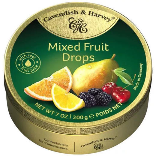 嘉云果汁糖无糖杂果味175g 商品图0